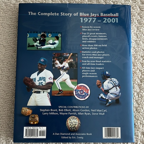 Toronto Blue Jays 25th Anniversary Commemorative Book - Picture 3 of 6